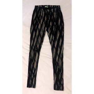 Urban Outfitters BDG Black Pattern Leggings M